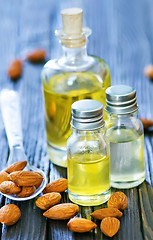 Image showing almond oil