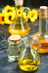 Image showing Oil in bottle