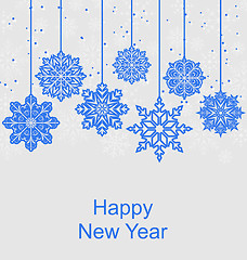 Image showing Winter Background for Happy New Year