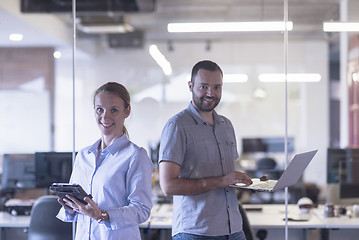 Image showing business couple at office