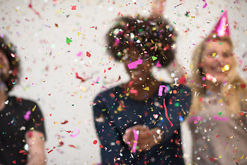 Image showing confetti party