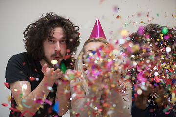 Image showing confetti party