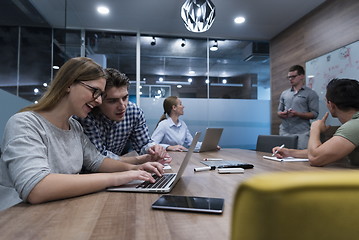 Image showing startup business team on meeting