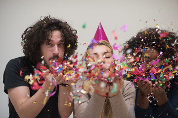 Image showing confetti party