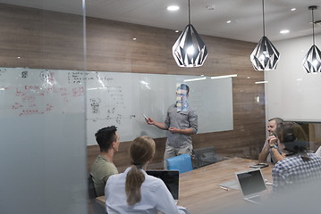 Image showing startup business team on meeting