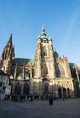 Image showing St. Vitus cathedral in Prague Czech Republic 