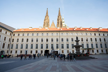 Image showing Prague castle Courtyard