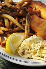 Image showing Fish and chips