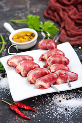 Image showing duck hearts