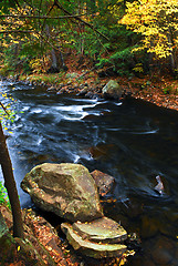 Image showing Fall river landscape