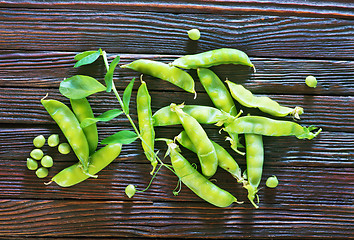 Image showing green peas