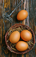 Image showing chicken eggs