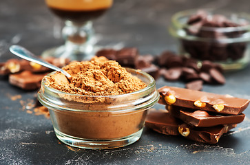 Image showing cocoa and chocolate