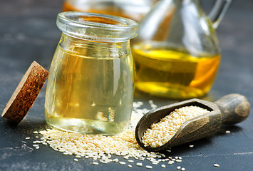 Image showing sesame oil