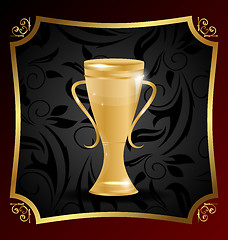 Image showing Golden Championship Trophy Cup