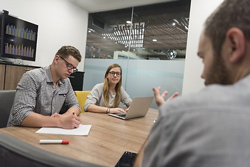 Image showing startup business team on meeting