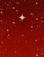 Image showing bright wishing star