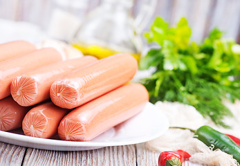 Image showing sausages