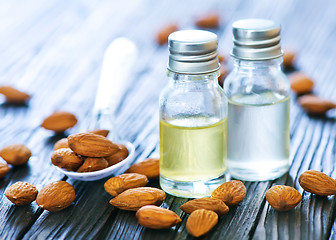 Image showing almond oil