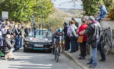 Image showing The Cyclist Sergio Luis Henao Montoya - Paris-Nice 2016 