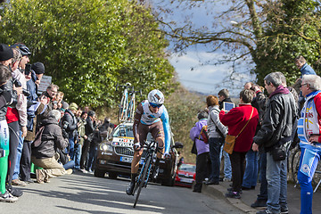 Image showing The Cyclist Alexis Vuillermoz - Paris-Nice 2016 