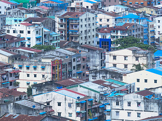 Image showing Yangon, the capital of Myanmar