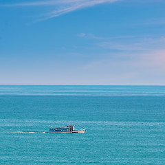 Image showing Pleasure Boat in the Sea