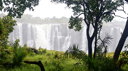 Image showing waterfall Victoria