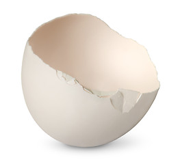 Image showing Single half from crashed egg