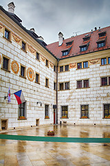 Image showing Courtyard in Cesky Krumlov