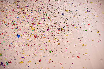 Image showing confetti background