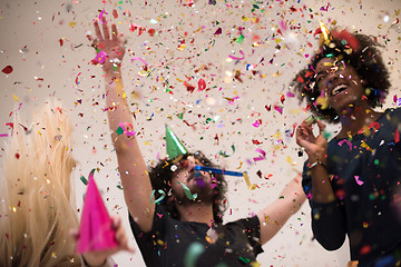 Image showing confetti party