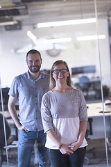 Image showing business couple at office