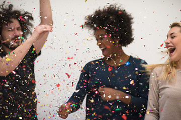 Image showing confetti party