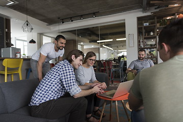 Image showing team meeting and brainstorming