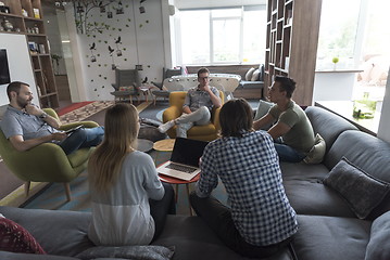 Image showing team meeting and brainstorming