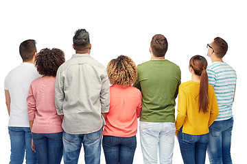 Image showing international group of happy smiling people