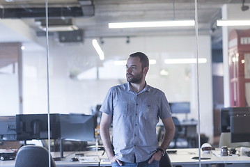 Image showing business man at modern  office