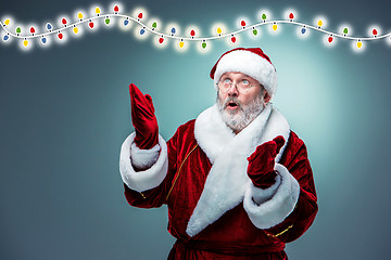 Image showing Surprised Santa Claus
