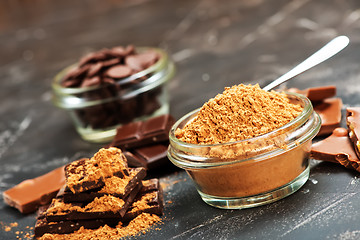 Image showing cocoa and chocolate