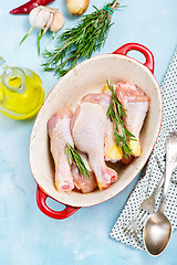 Image showing raw chicken legs