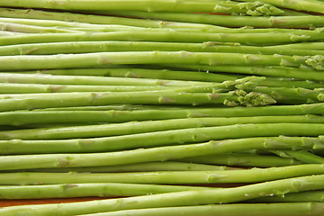 Image showing Fresh asparagus