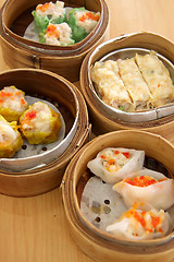 Image showing Steamed dimsum