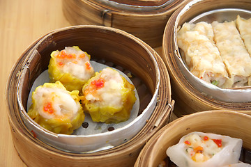 Image showing Steamed dimsum