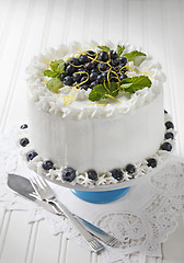 Image showing Blueberry cake