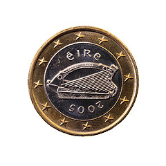 Image showing coin worth one euro