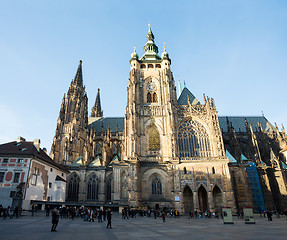 Image showing St. Vitus cathedral in Prague Czech Republic 