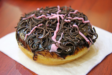 Image showing Chocolate donut