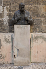 Image showing Winston Churchill Memorial Statue