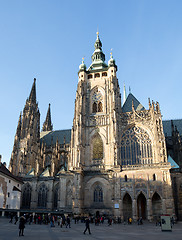 Image showing St. Vitus cathedral in Prague Czech Republic 